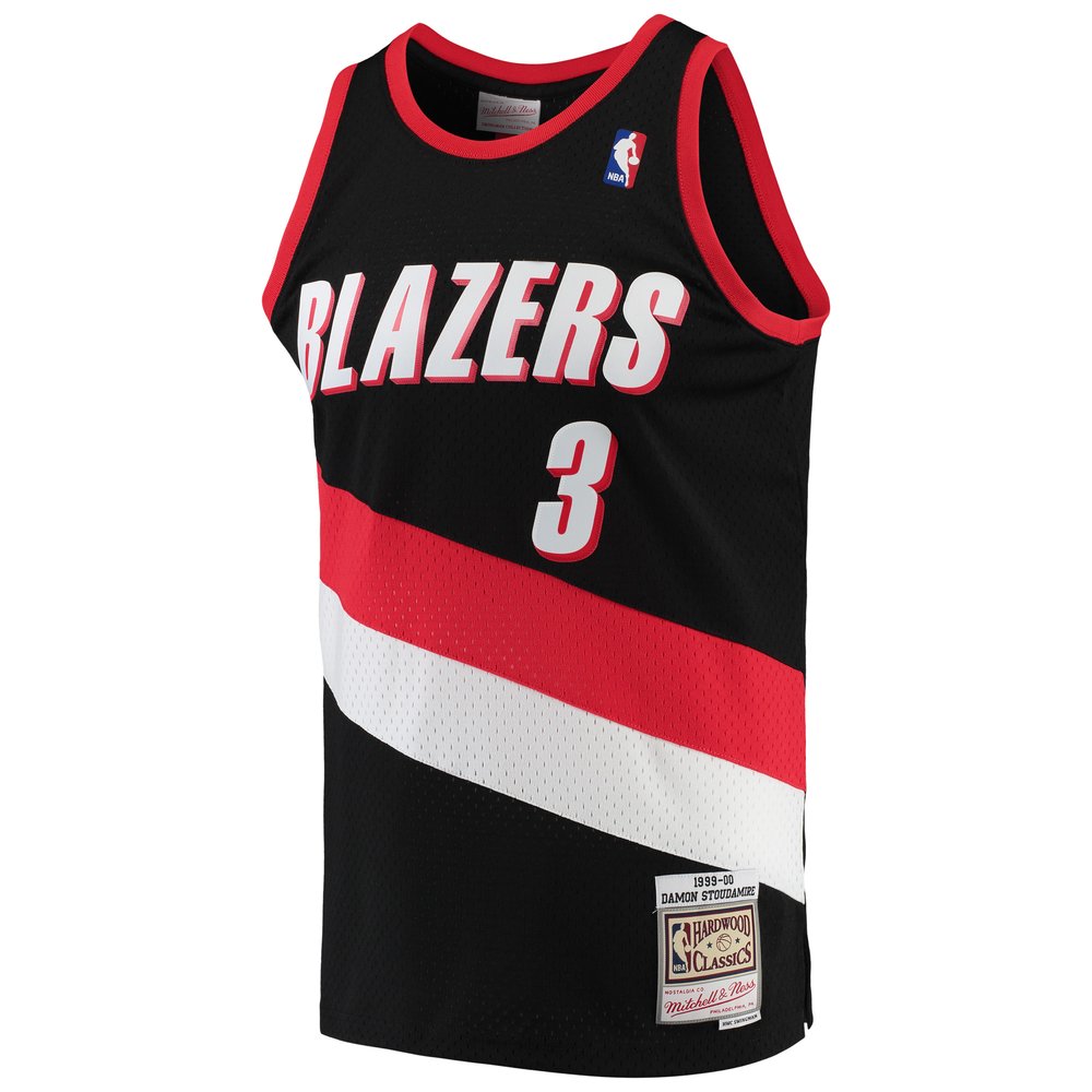 Maillot Damon Stoudamire Portland Trail Blazers Swingman Hardwood Classics - Black