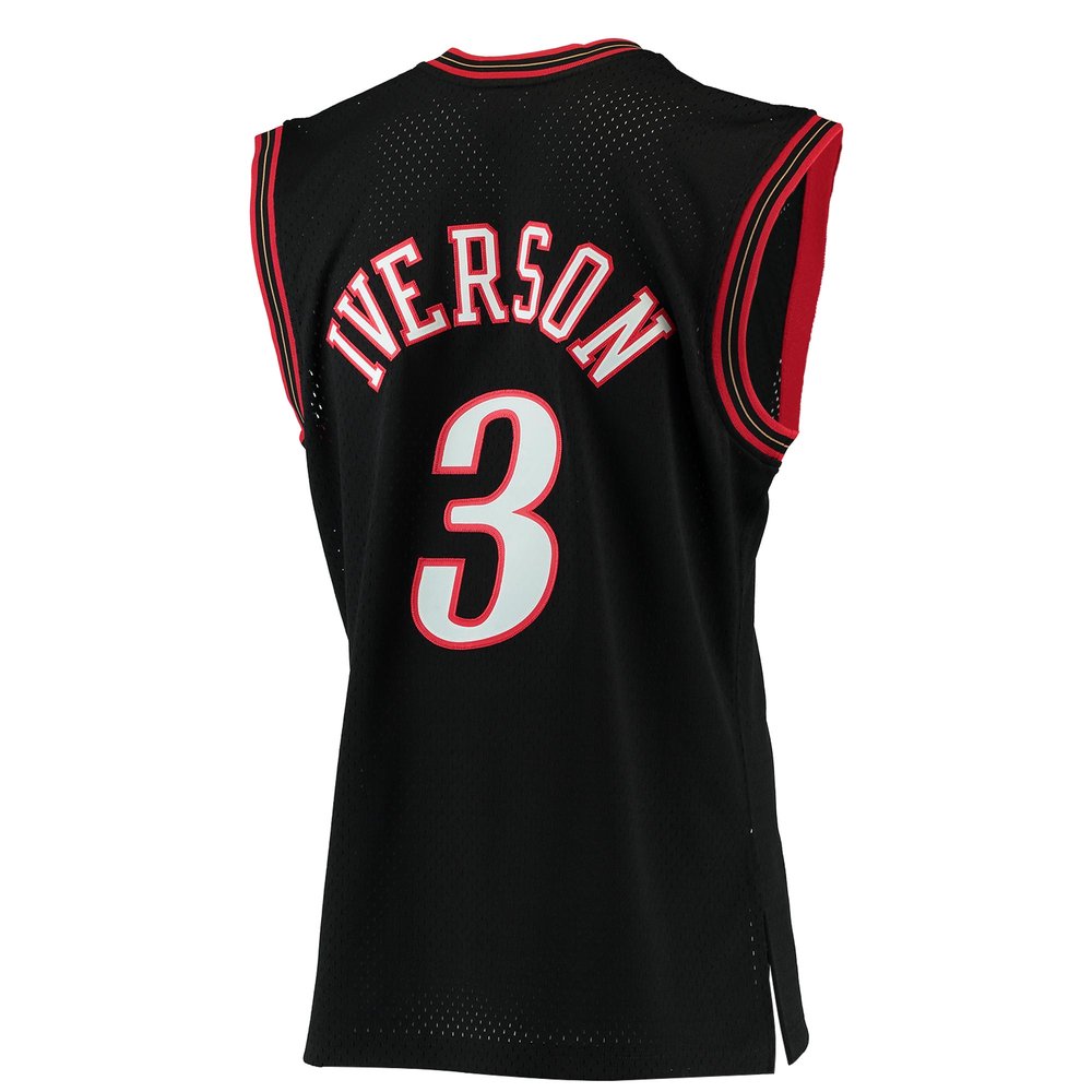 Maillot Allen Iverson Philadelphia 76ers Swingman Hardwood Classics - Black