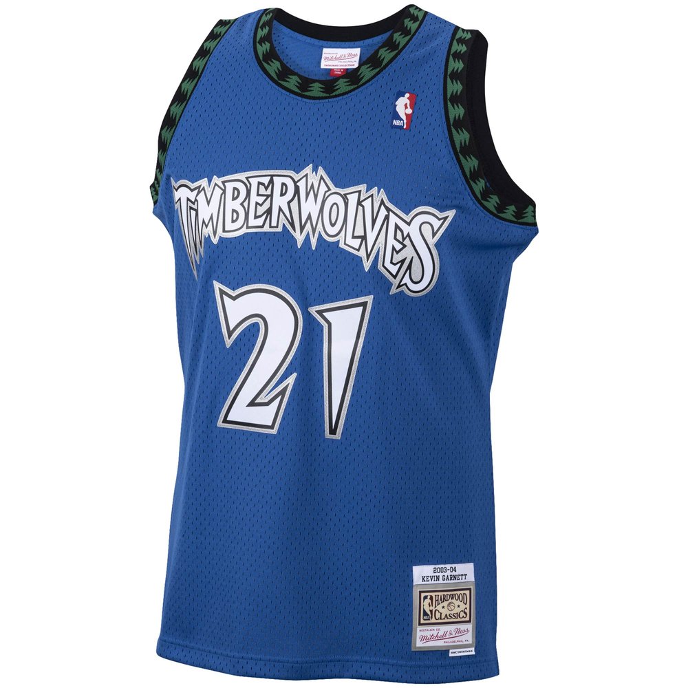 Maillot Kevin Garnett Minnesota Timberwolves Swingman Hardwood Classics - Blue
