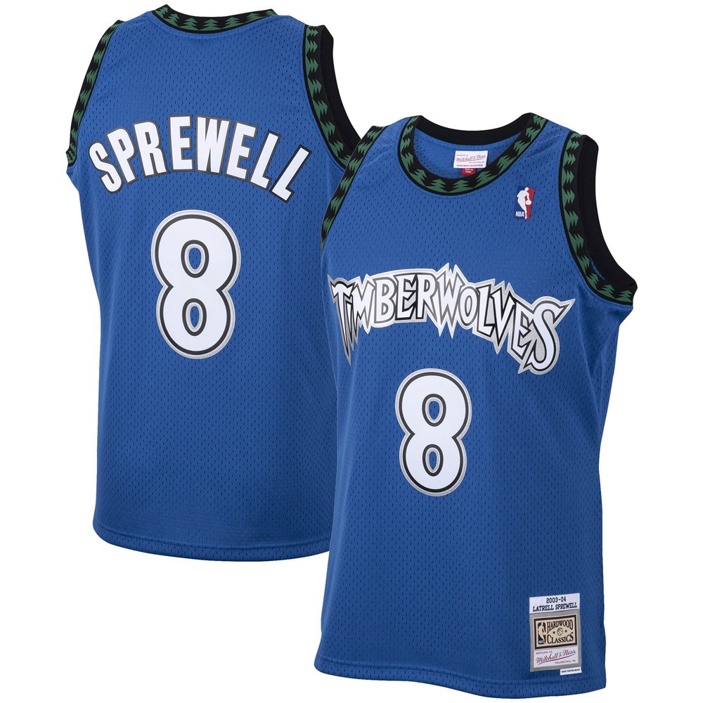 Maillot Latrell Sprewell Minnesota Timberwolves Swingman Hardwood Classics - Blue