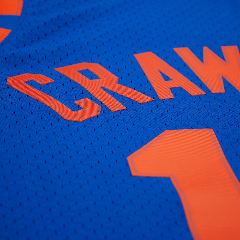 Maillot Jamal Crawford New York Knicks Swingman Hardwood Classics - Blue