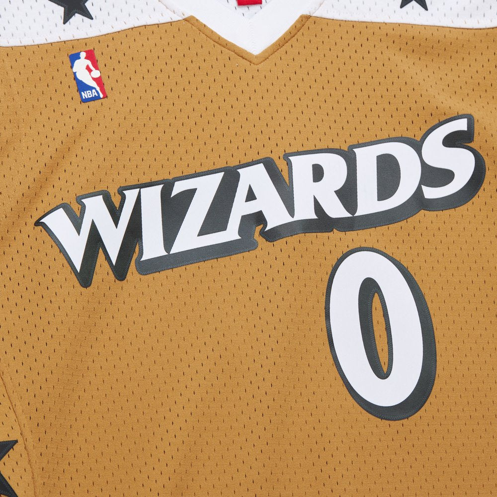 Maillot Gilbert Arenas Washington Wizards Swingman Hardwood Classics - Gold