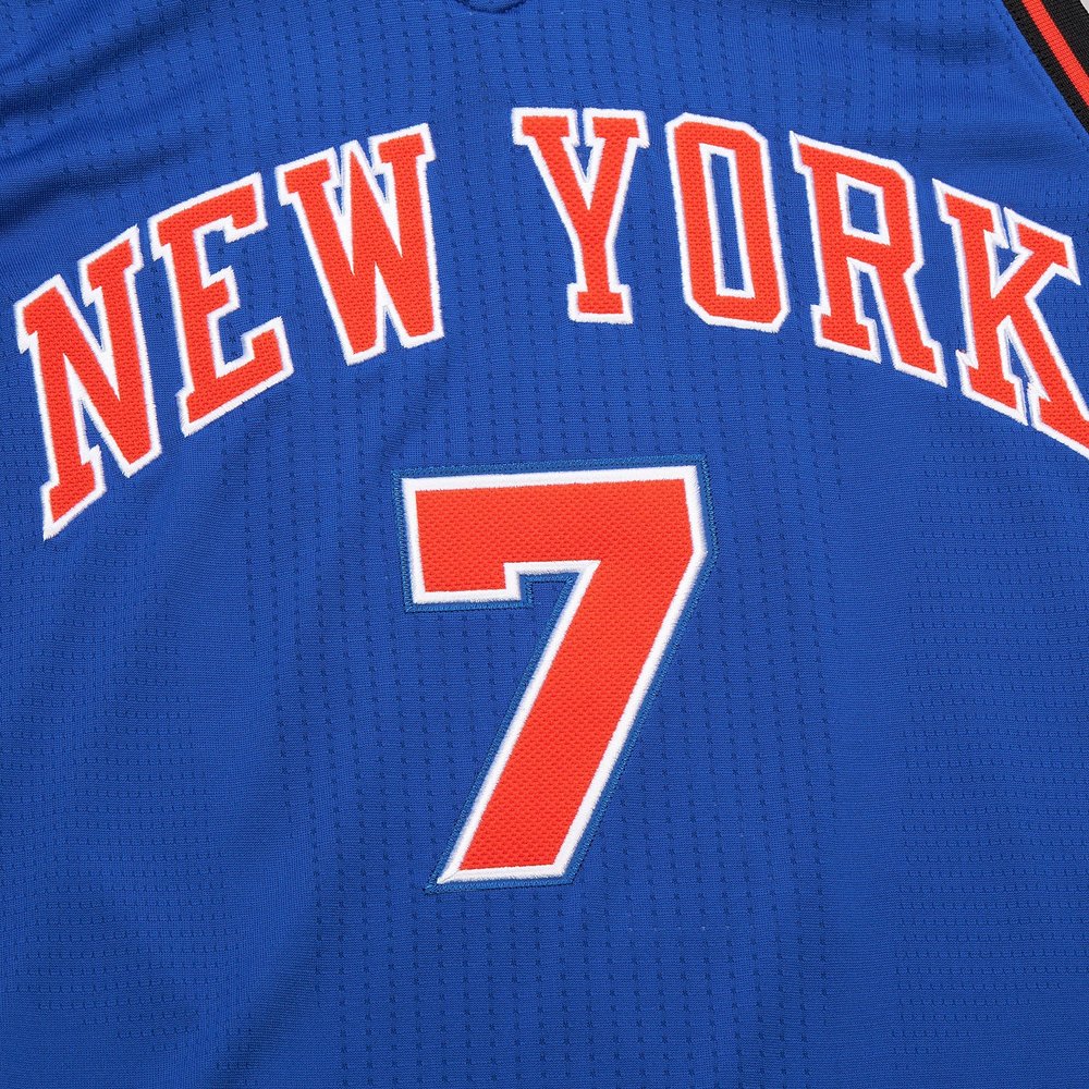 Maillot Carmelo Anthony New York Knicks Authentic Hardwood Classics - Blue