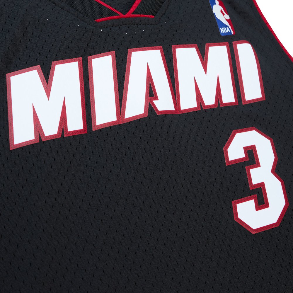 Maillot Dwyane Wade Miami Heat Swingman Hardwood Classics - Black