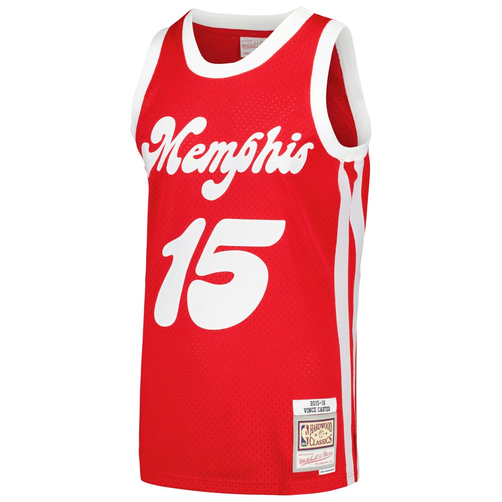 Maillot Vince Carter Memphis Grizzlies Swingman Hardwood Classics - Red