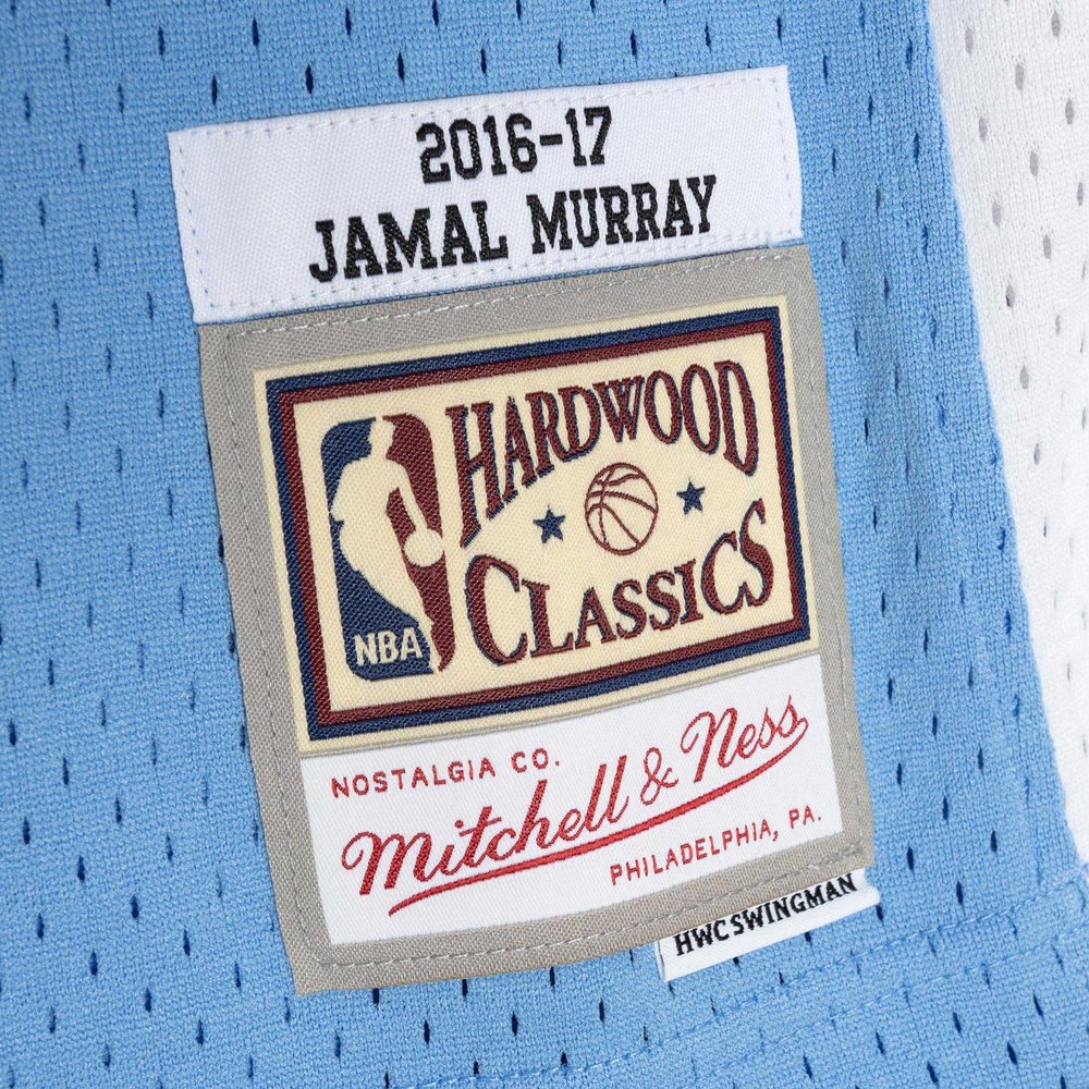 Maillot Jamal Murray Denver Nuggets Swingman Hardwood Classics - Powder Blue
