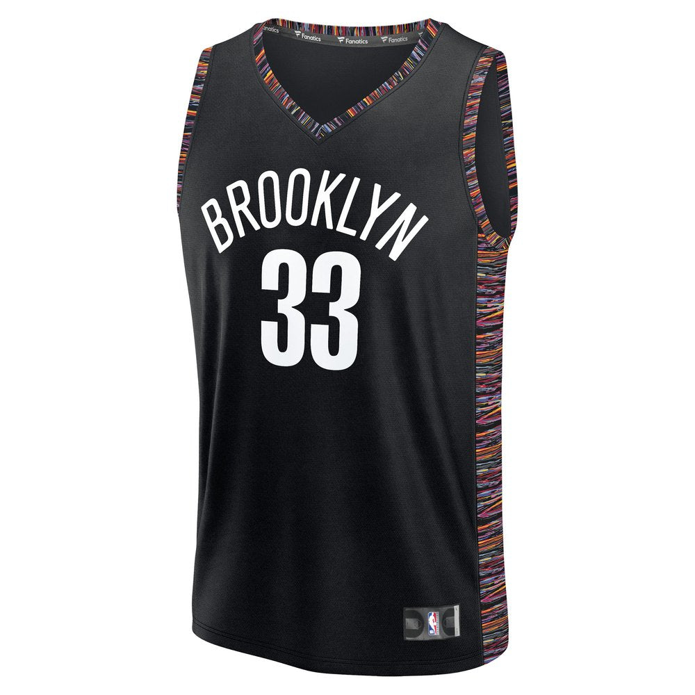 Maillot Nic Claxton Brooklyn Nets Fast Break City Edition - Black