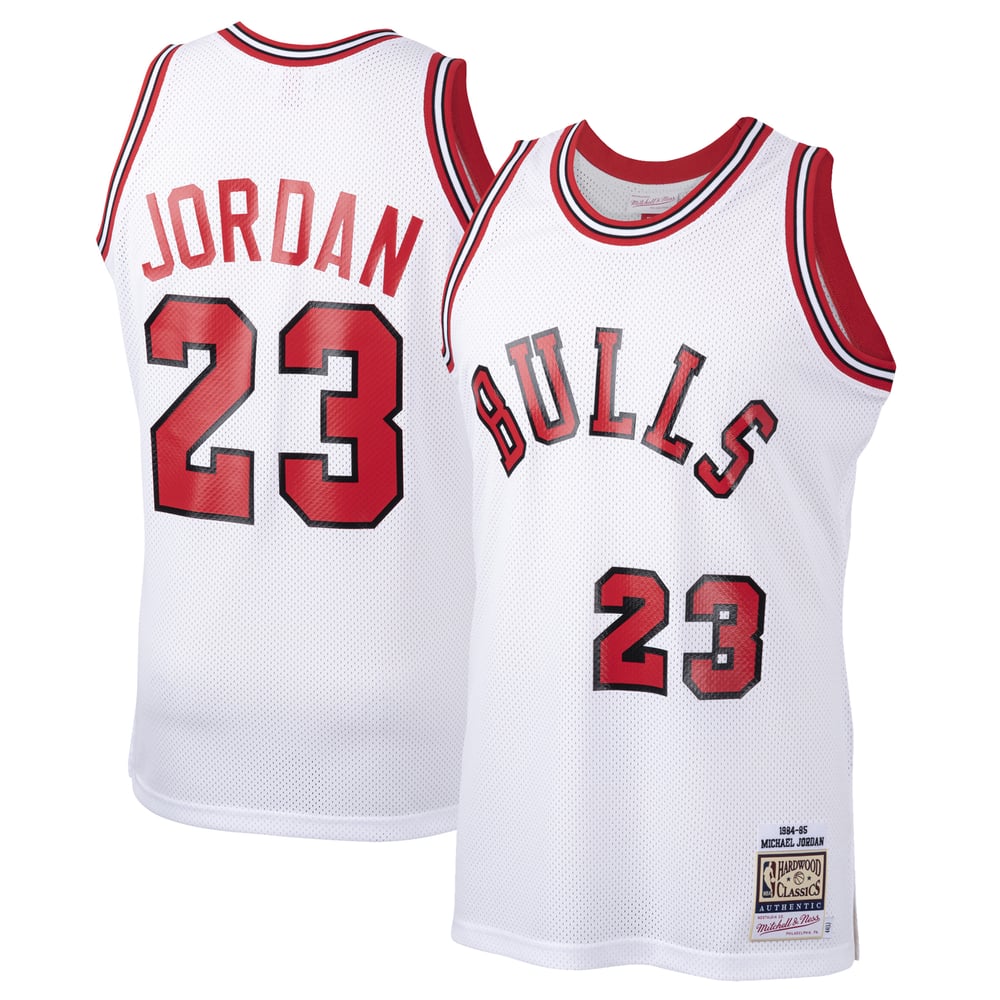 Maillot Michael Jordan Chicago Bulls Authentic Hardwood Classics - White