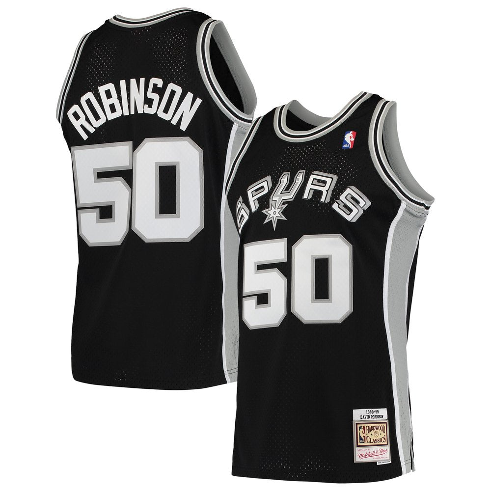 Maillot David Robinson San Antonio Spurs Swingman Hardwood Classics - Black