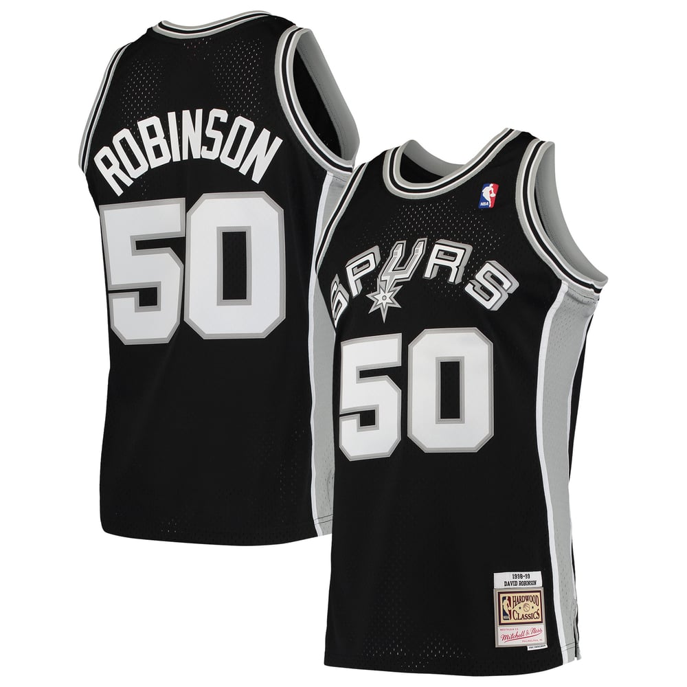 Maillot David Robinson San Antonio Spurs Swingman Hardwood Classics - Black