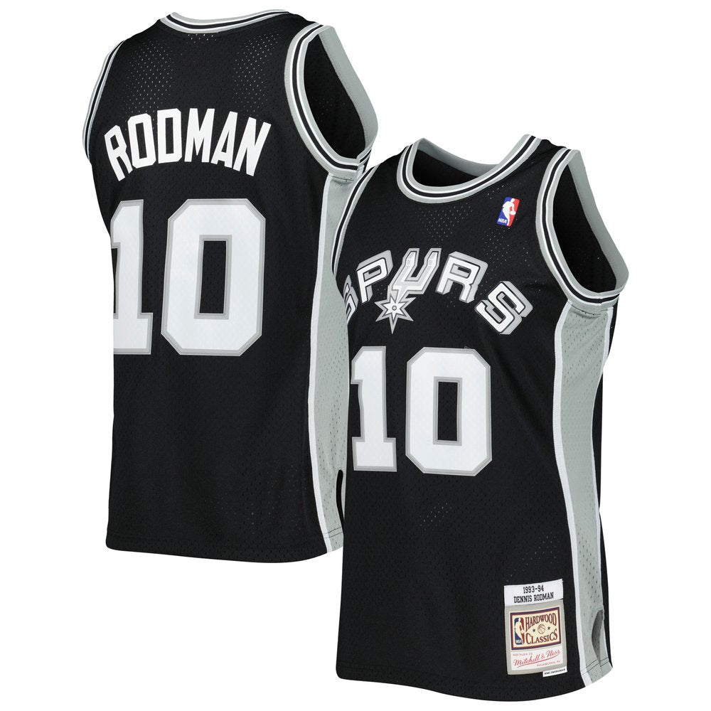 Maillot Dennis Rodman San Antonio Spurs Swingman Hardwood Classics - Black