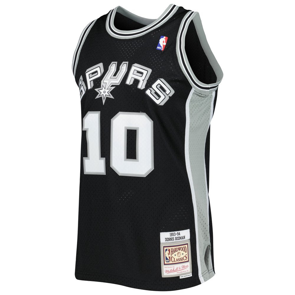 Maillot Dennis Rodman San Antonio Spurs Swingman Hardwood Classics - Black