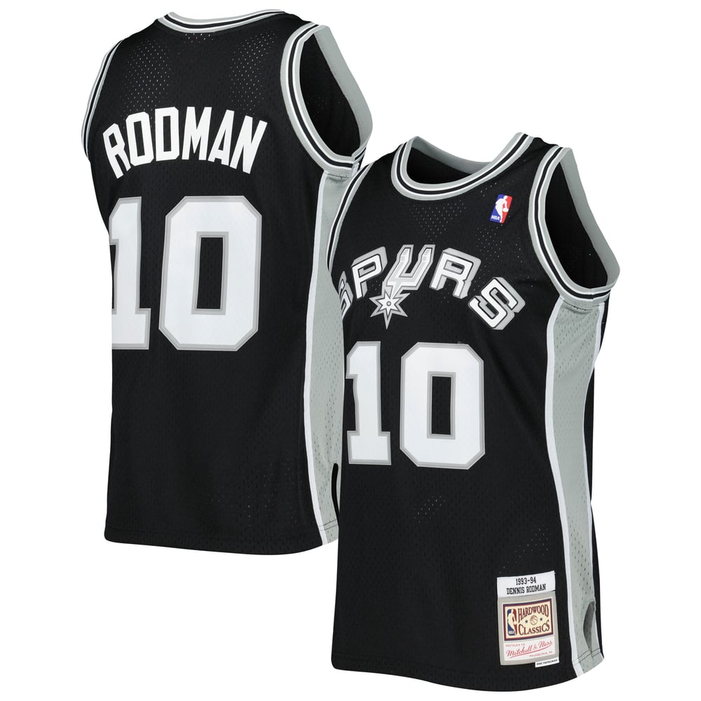 Maillot Dennis Rodman San Antonio Spurs Swingman Hardwood Classics - Black