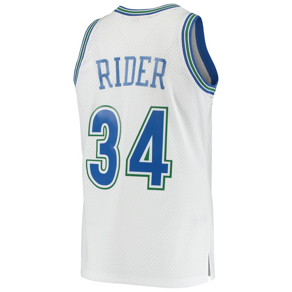 Maillot Isaiah Rider Minnesota Timberwolves Swingman Hardwood Classics - White