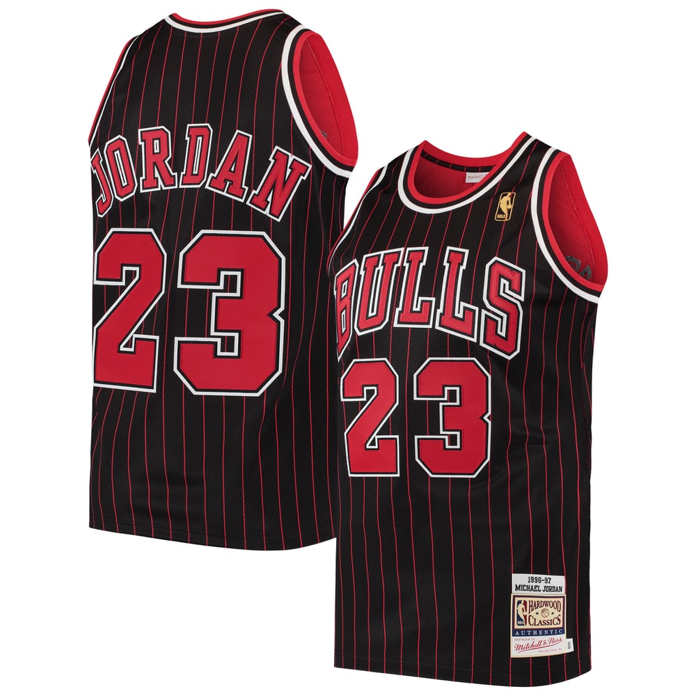 Maillot Michael Jordan Chicago Bulls Authentic Hardwood Classics - Black