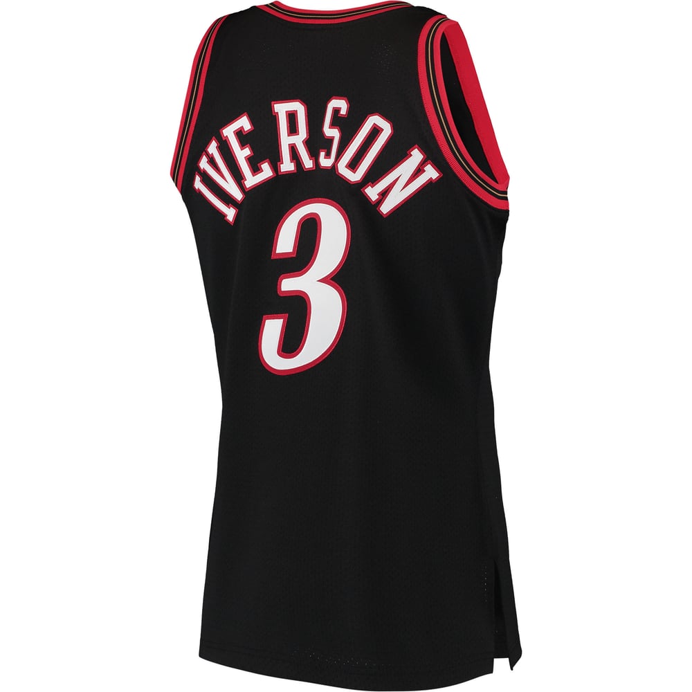 Maillot Allen Iverson Philadelphia 76ers Authentic Hardwood Classics - Black