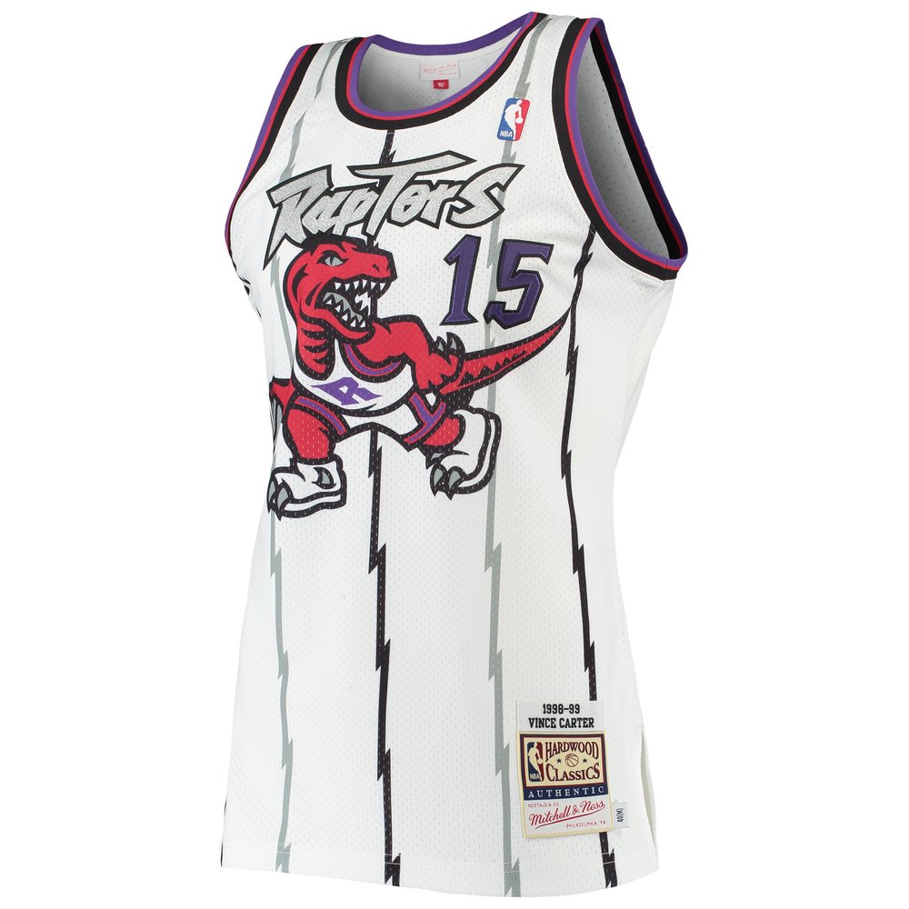 Maillot Vince Carter Toronto Raptors Authentic Hardwood Classics - White