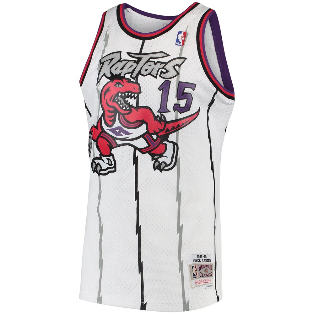 Maillot Vince Carter Toronto Raptors Swingman Hardwood Classics - White