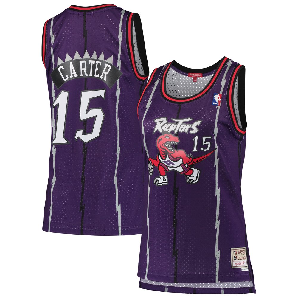 Maillot Vince Carter Toronto Raptors Swingman Hardwood Classics Femme - Purple