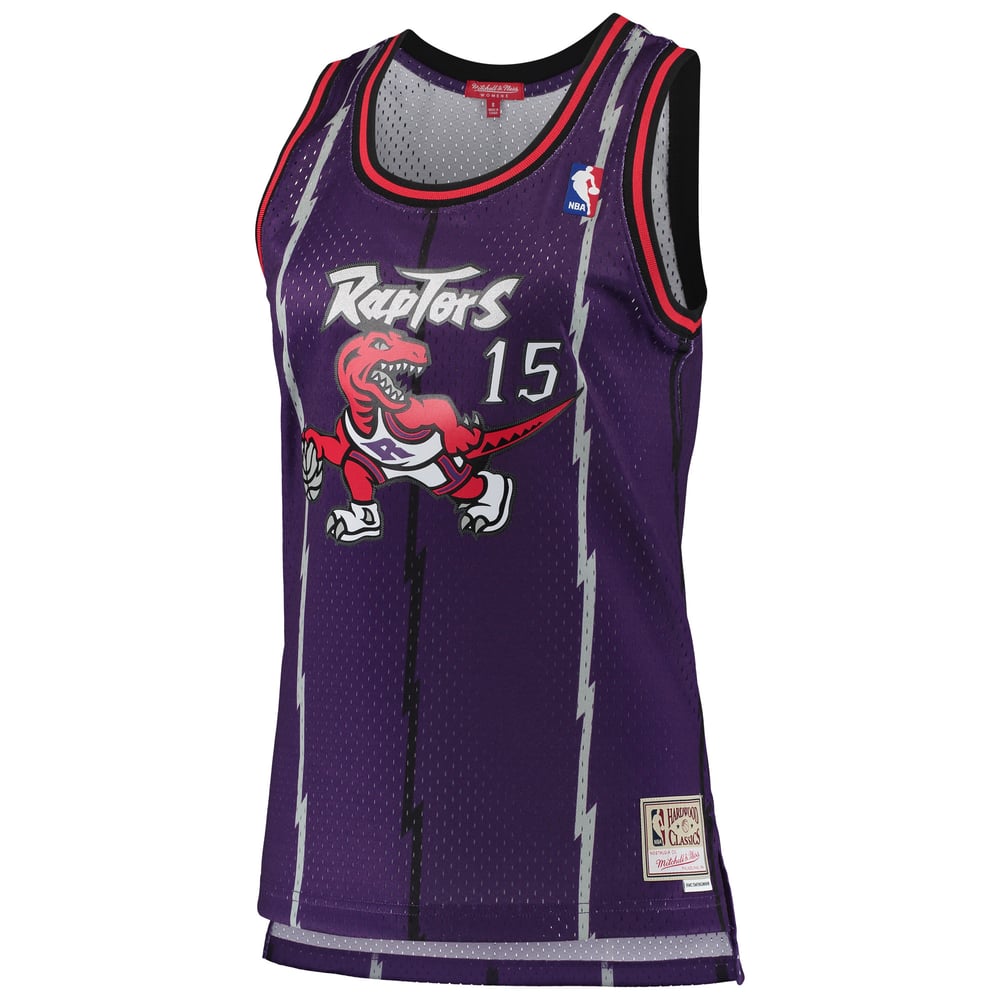 Maillot Vince Carter Toronto Raptors Swingman Hardwood Classics Femme - Purple