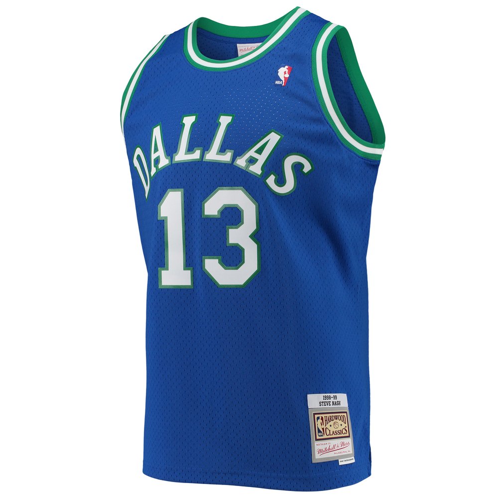 Maillot Steve Nash Dallas Mavericks Swingman Hardwood Classics - Blue