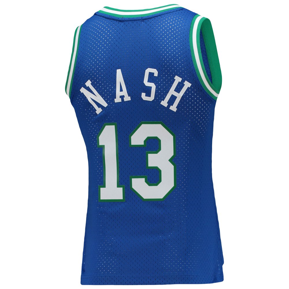 Maillot Steve Nash Dallas Mavericks Swingman Hardwood Classics Femme - Blue