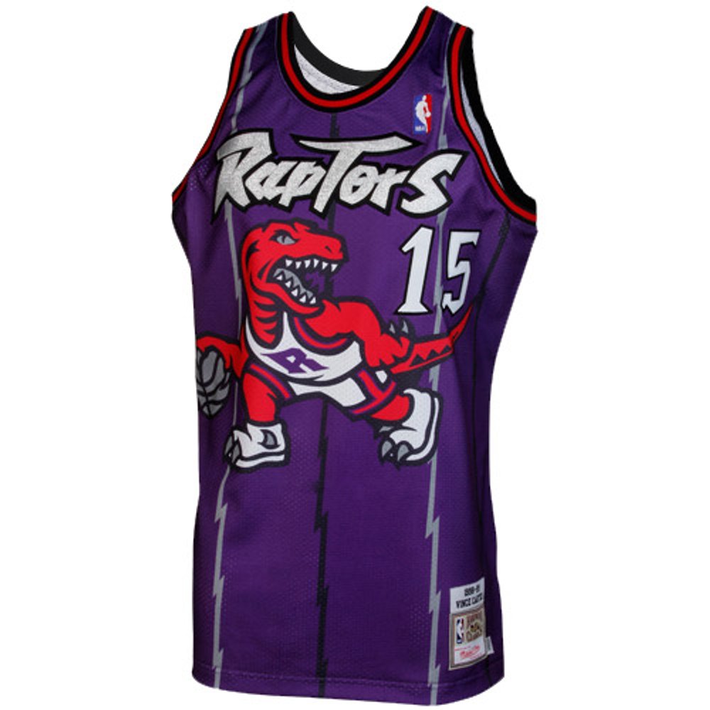 Maillot Vince Carter Toronto Raptors Authentic Hardwood Classics - Purple