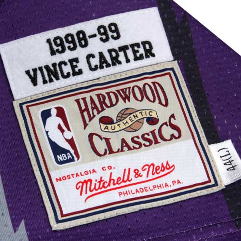 Maillot Vince Carter Toronto Raptors Authentic Hardwood Classics - Purple