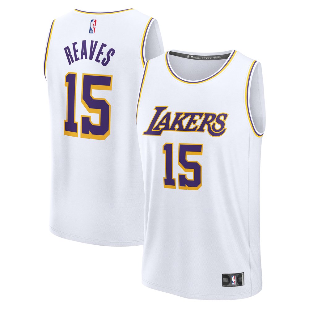 Maillot Austin Reaves Los Angeles Lakers Fast Break Association Edition - White