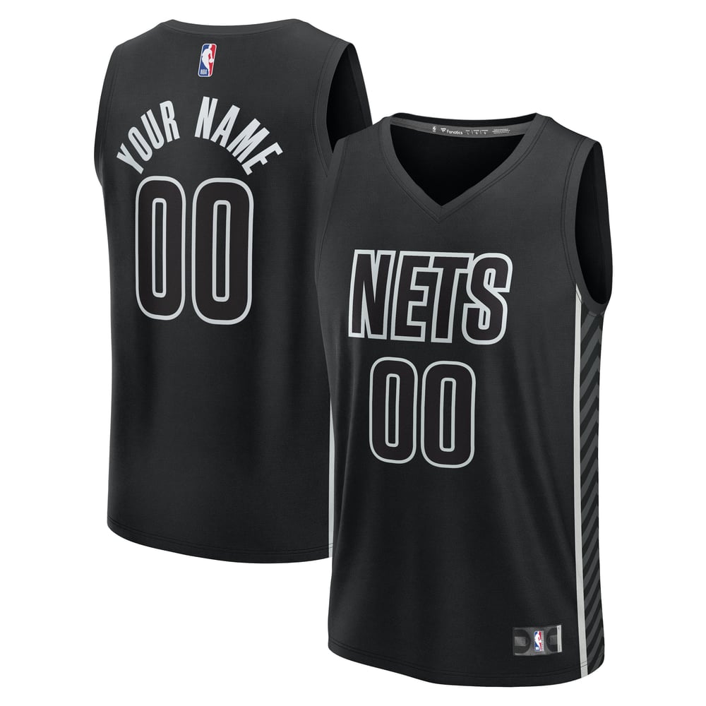 Maillot Brooklyn Nets Fast Break Statement Edition - Black