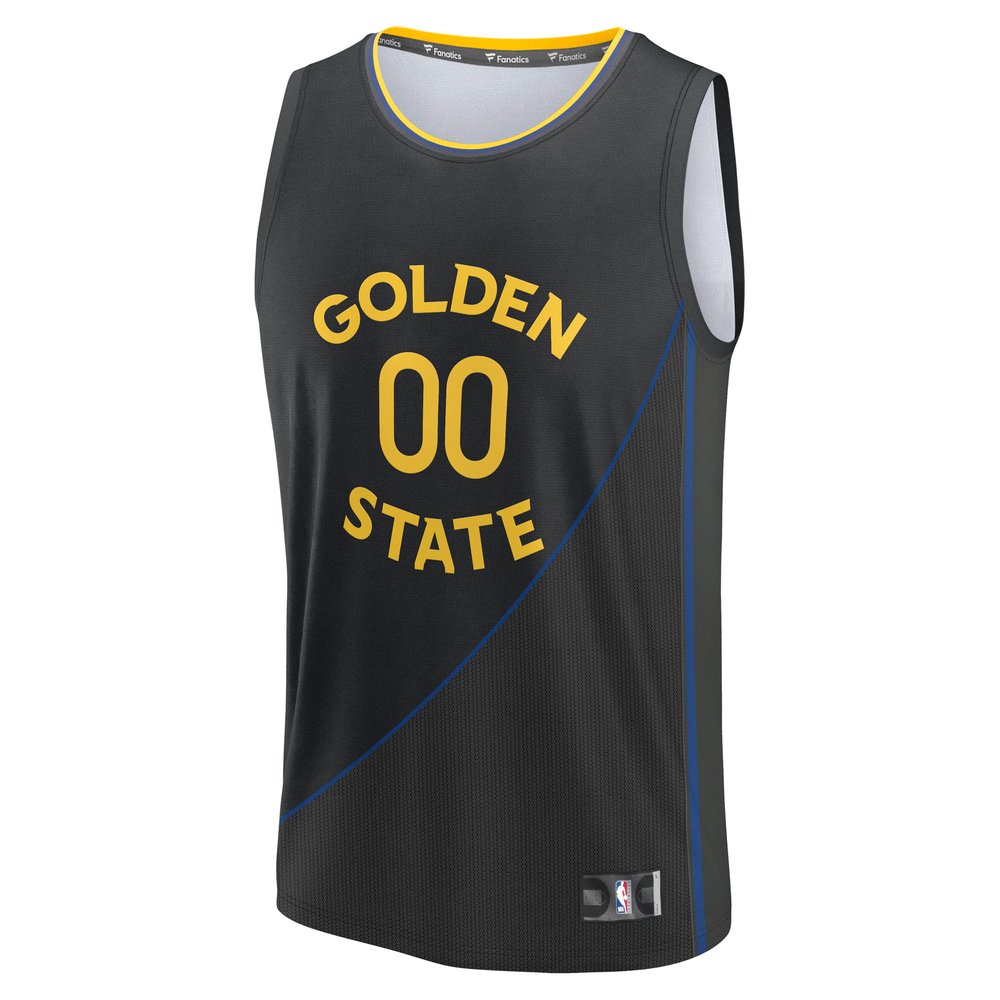 Maillot Golden State Warriors Fast Break Statement Edition - Black