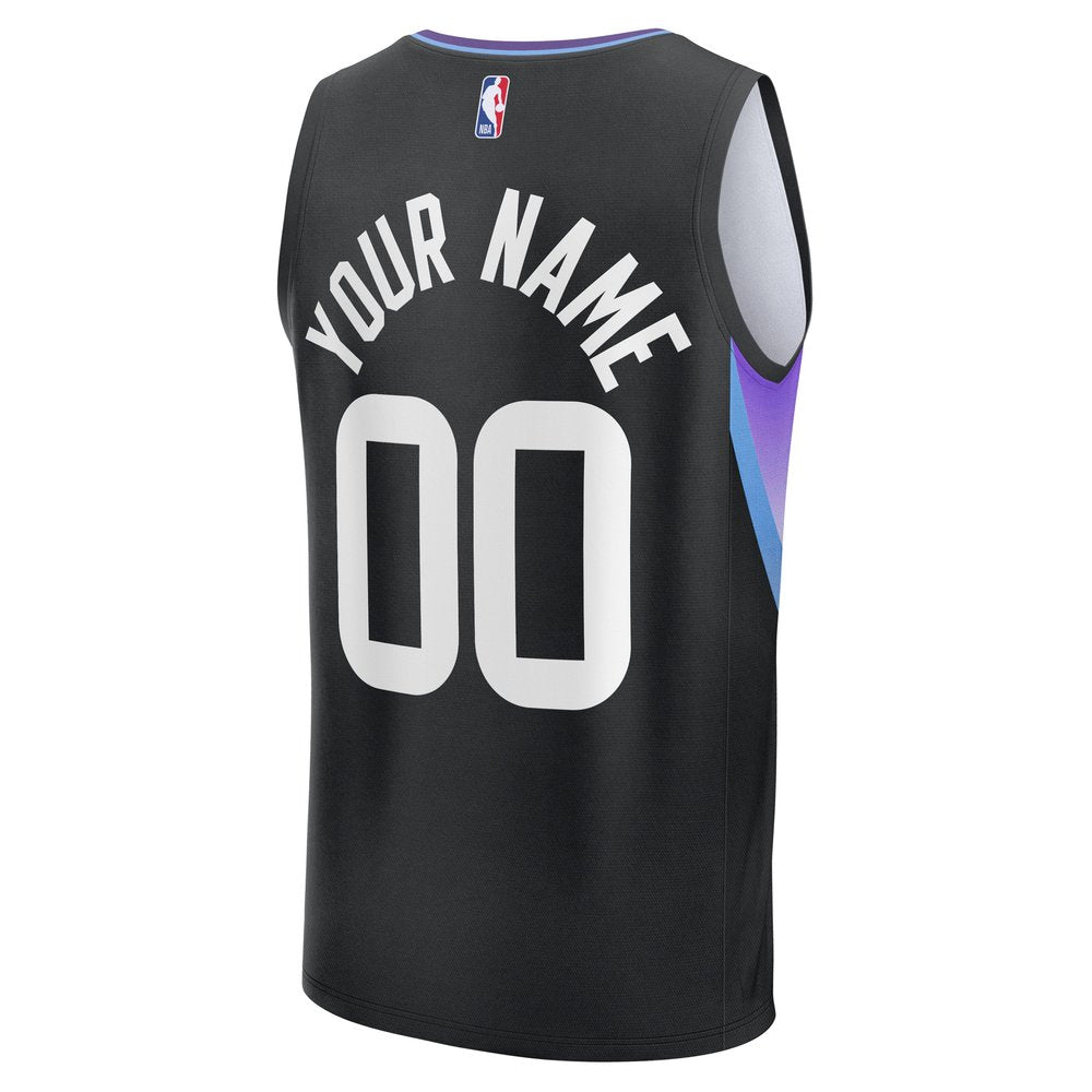 Maillot Utah Jazz Fast Break Statement Edition - Black