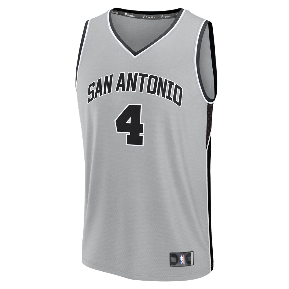 Maillot De'Aaron Fox San Antonio Spurs Fast Break Statement Edition - Silver