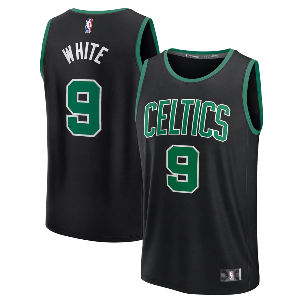 Maillot Derrick White Boston Celtics Fast Break Statement Edition - Black