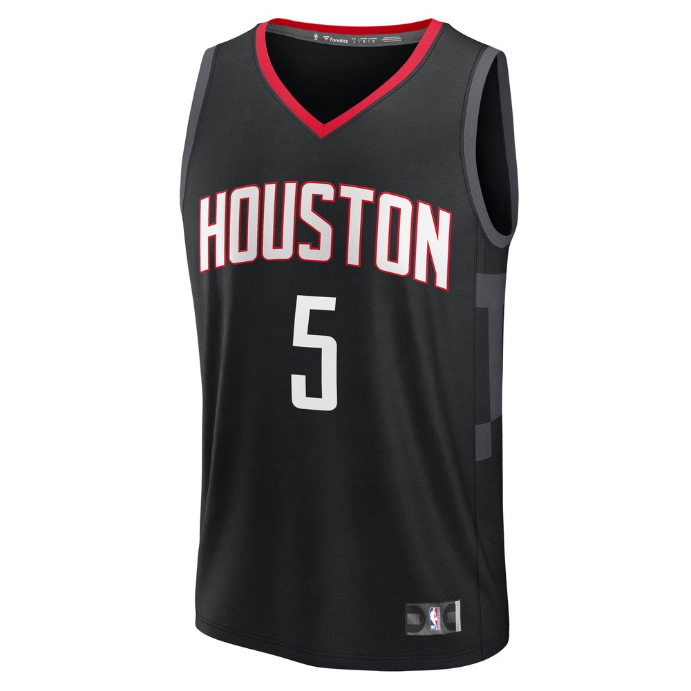 Maillot Fred VanVleet Houston Rockets Fast Break Statement Edition - Black