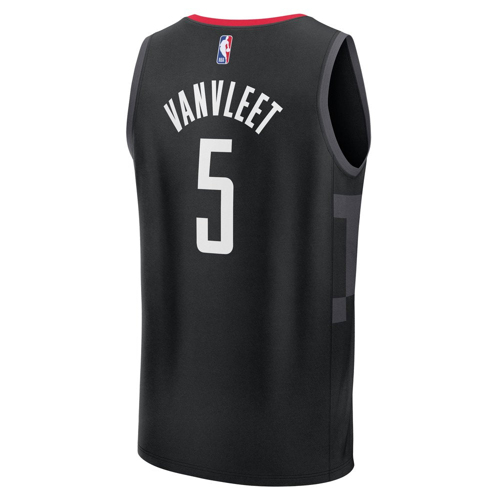 Maillot Fred VanVleet Houston Rockets Fast Break Statement Edition - Black