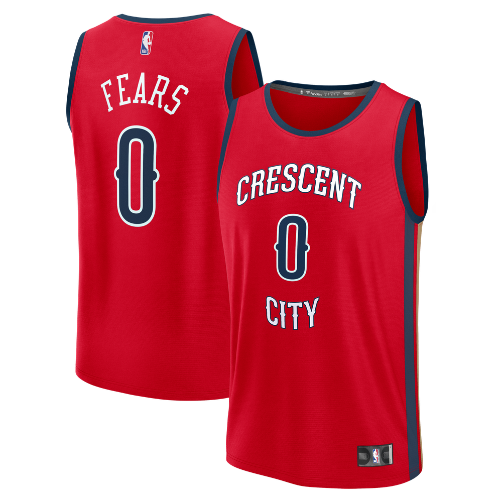 Maillot Jeremiah Fears New Orleans Pelicans Fast Break Statement Edition - Red