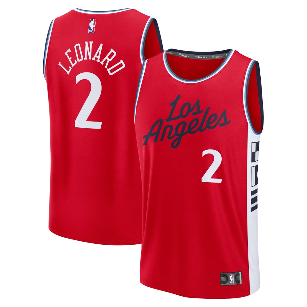 Maillot Kawhi Leonard LA Clippers Fast Break Statement Edition - Red