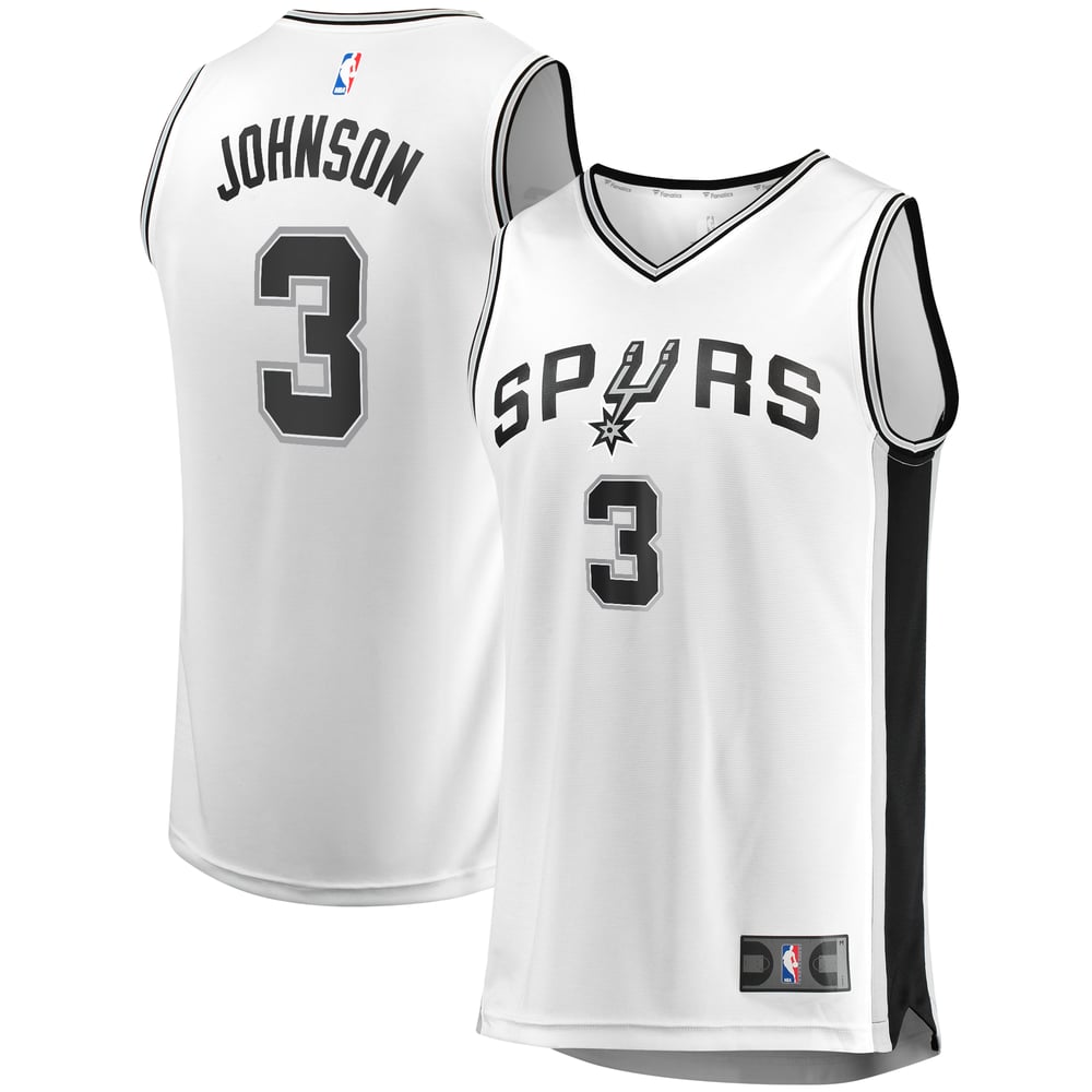 Maillot Keldon Johnson San Antonio Spurs Fast Break - White