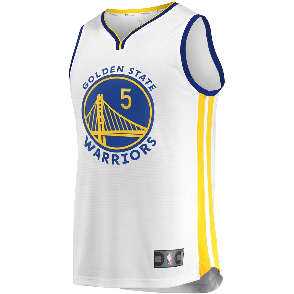 Maillot Kevon Looney Golden State Warriors Fast Break Association Edition - White