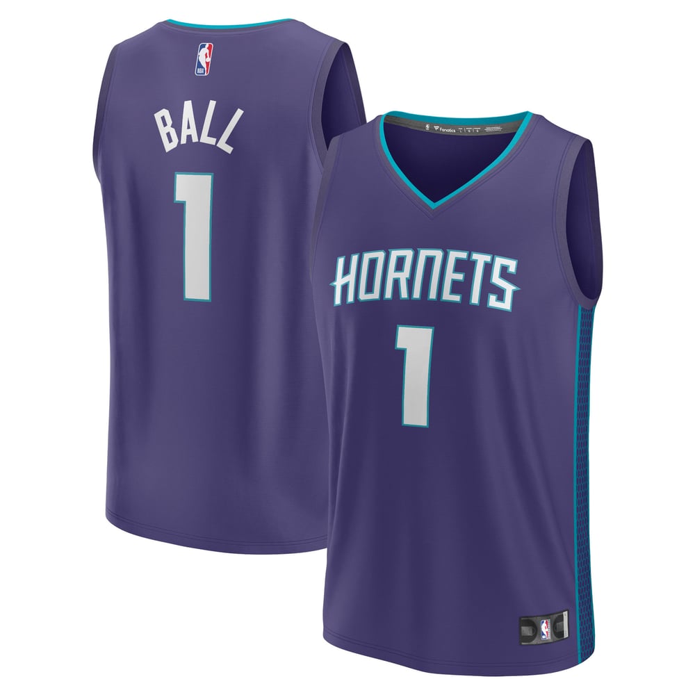 Maillot LaMelo Ball Charlotte Hornets Fast Break Statement Edition - Purple