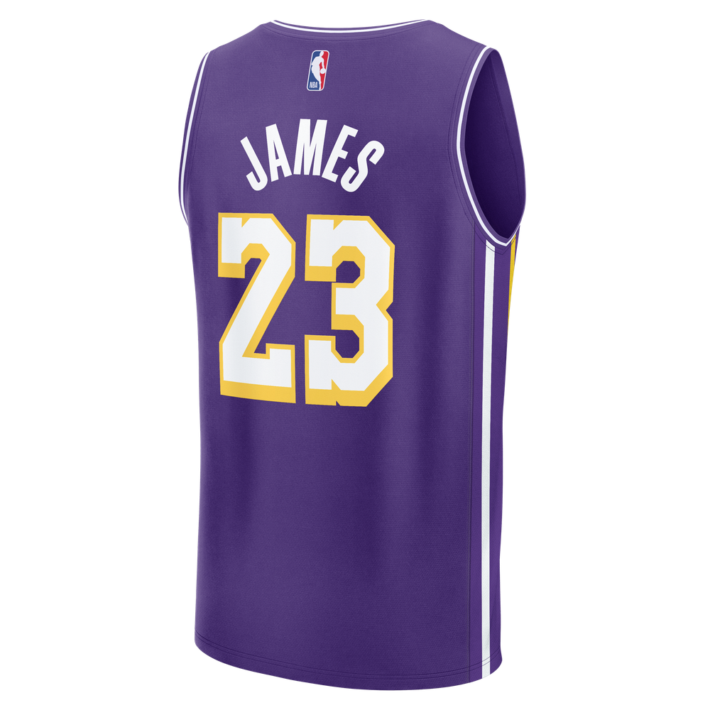 Maillot LeBron James Los Angeles Lakers Fast Break Statement Edition - Purple