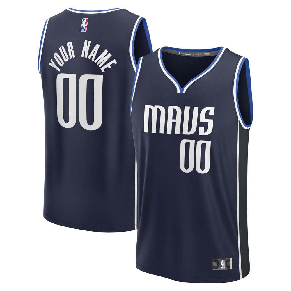 Maillot Dallas Mavericks Fast Break Statement Edition - Navy