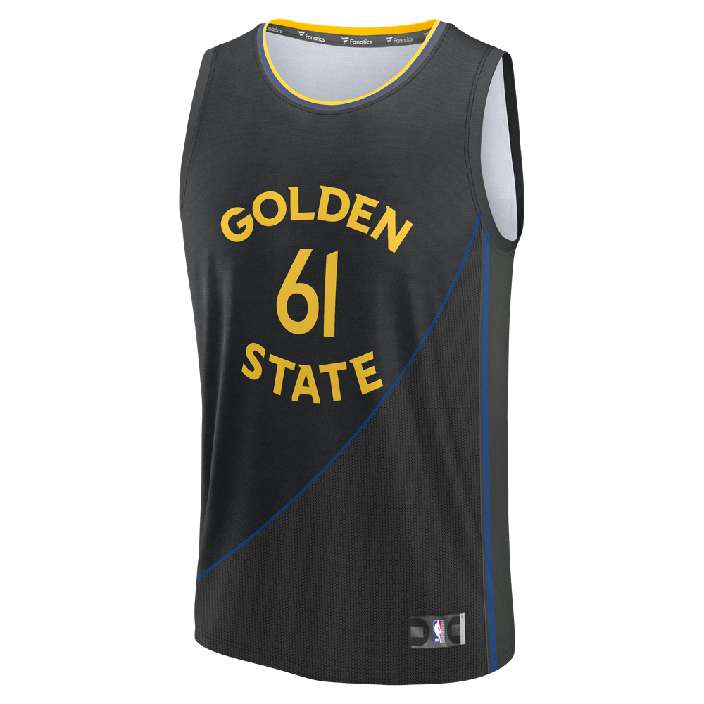 Maillot Pat Spencer Golden State Warriors Fast Break Statement Edition - Black