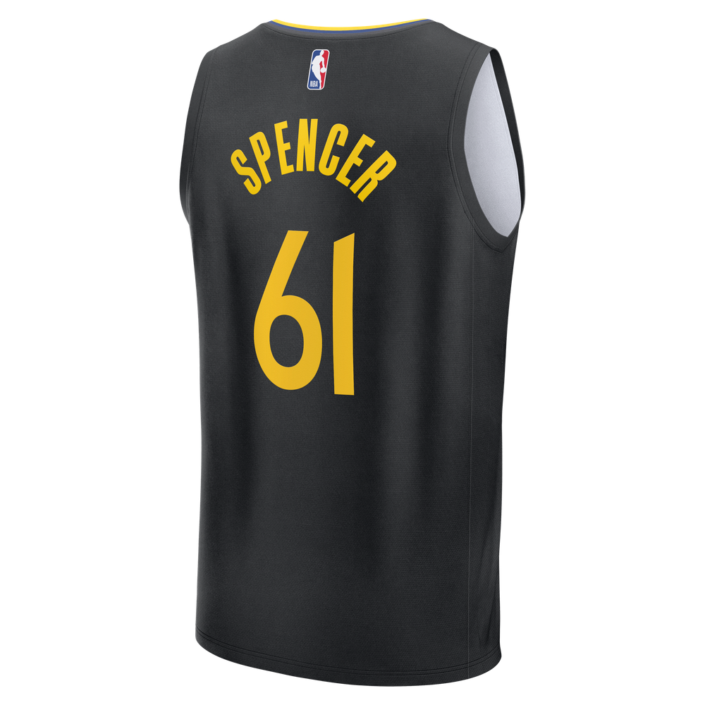 Maillot Pat Spencer Golden State Warriors Fast Break Statement Edition - Black