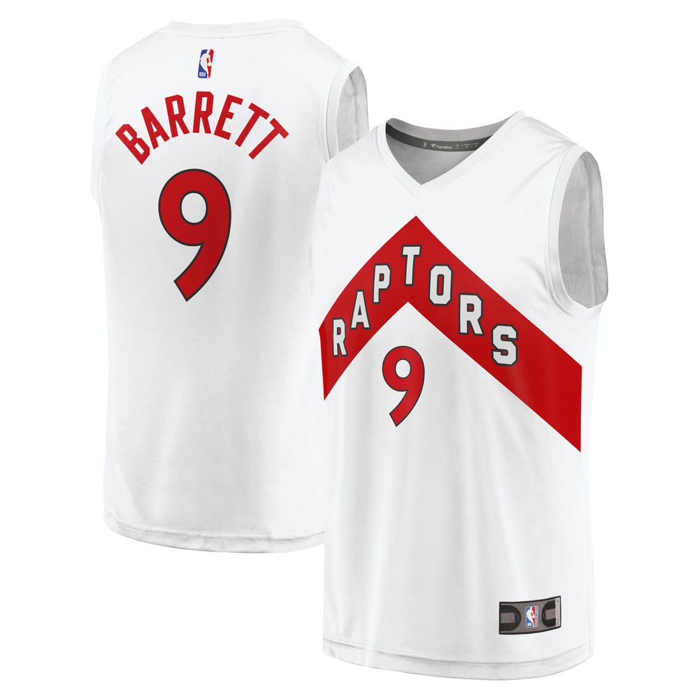 Maillot RJ Barrett Toronto Raptors Fast Break Association Edition - White