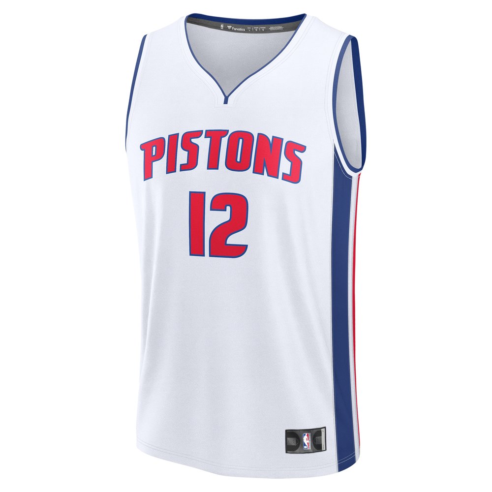 Maillot Tobias Harris Detroit Pistons Fast Break Association Edition - White