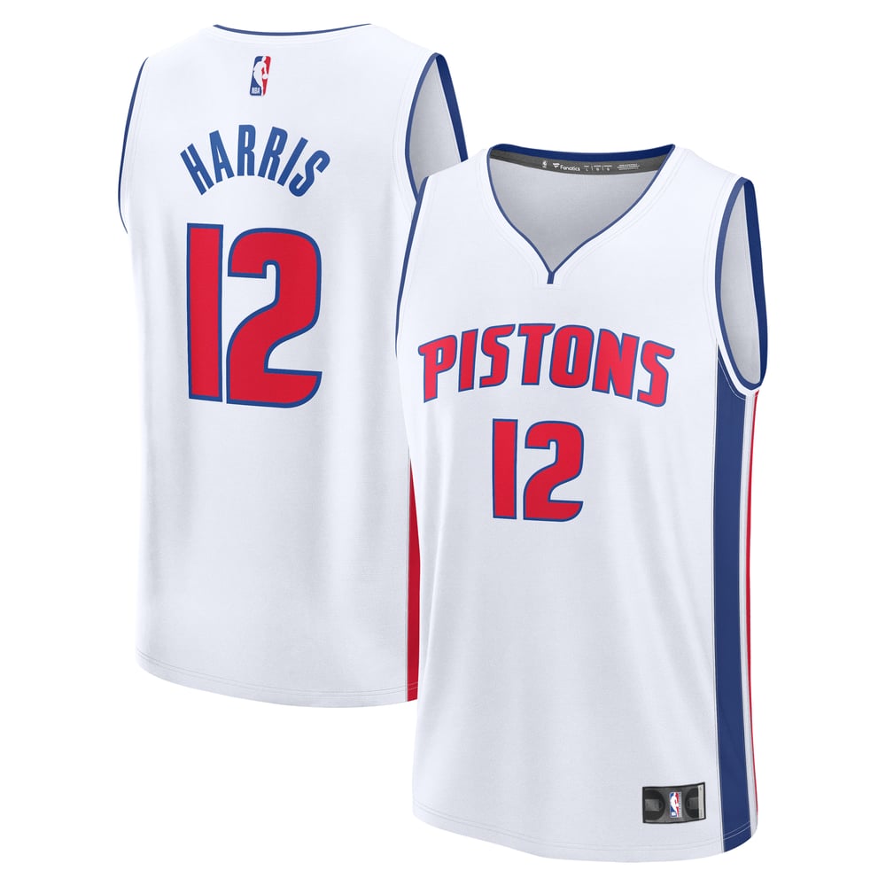 Maillot Tobias Harris Detroit Pistons Fast Break Association Edition - White