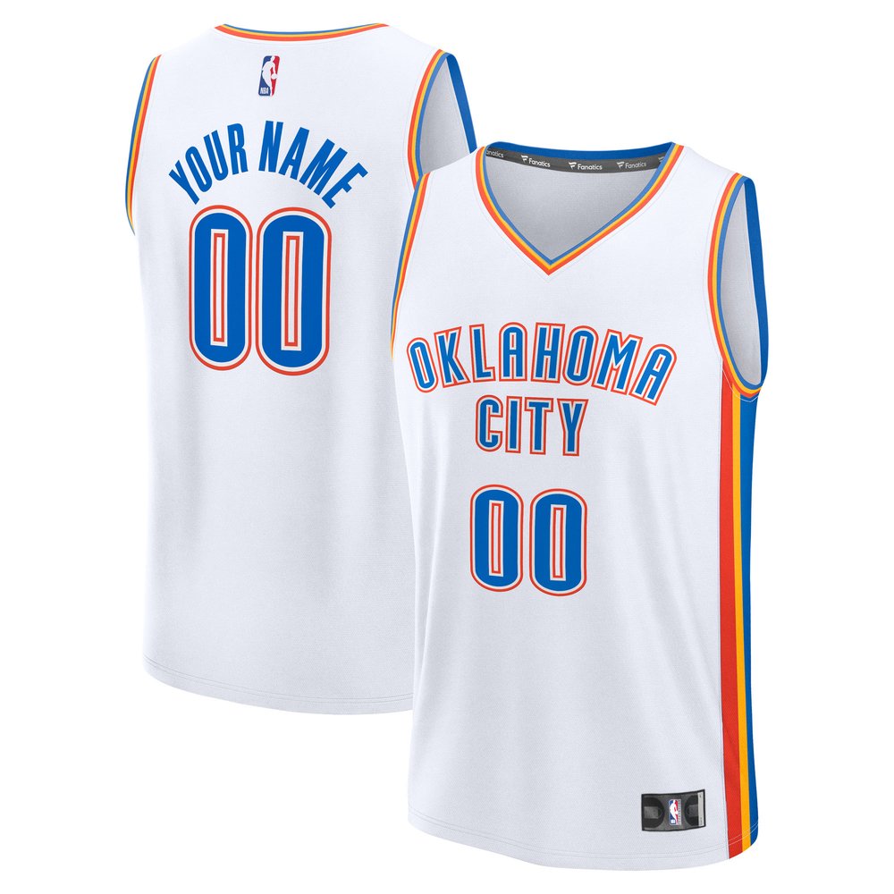 Maillot Oklahoma City Thunder Fast Break Association Edition - White