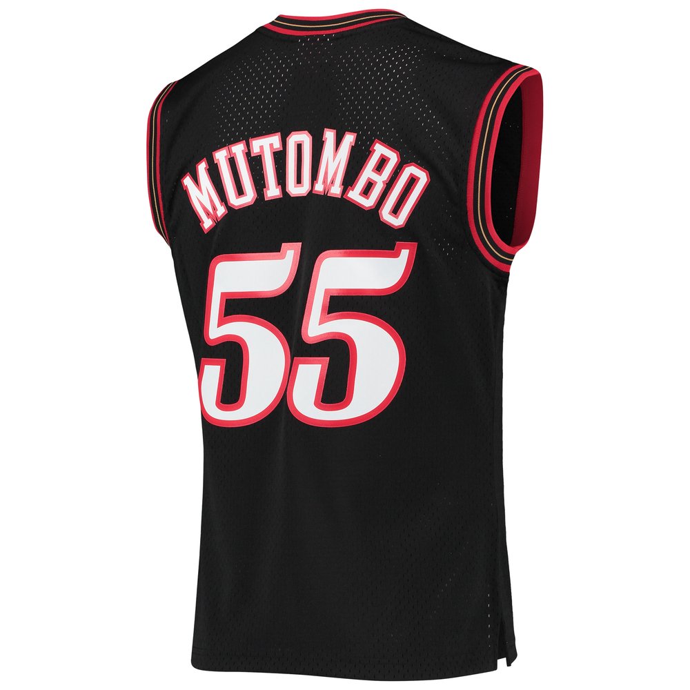 Maillot Dikembe Mutombo Philadelphia 76ers Swingman Hardwood Classics - Black